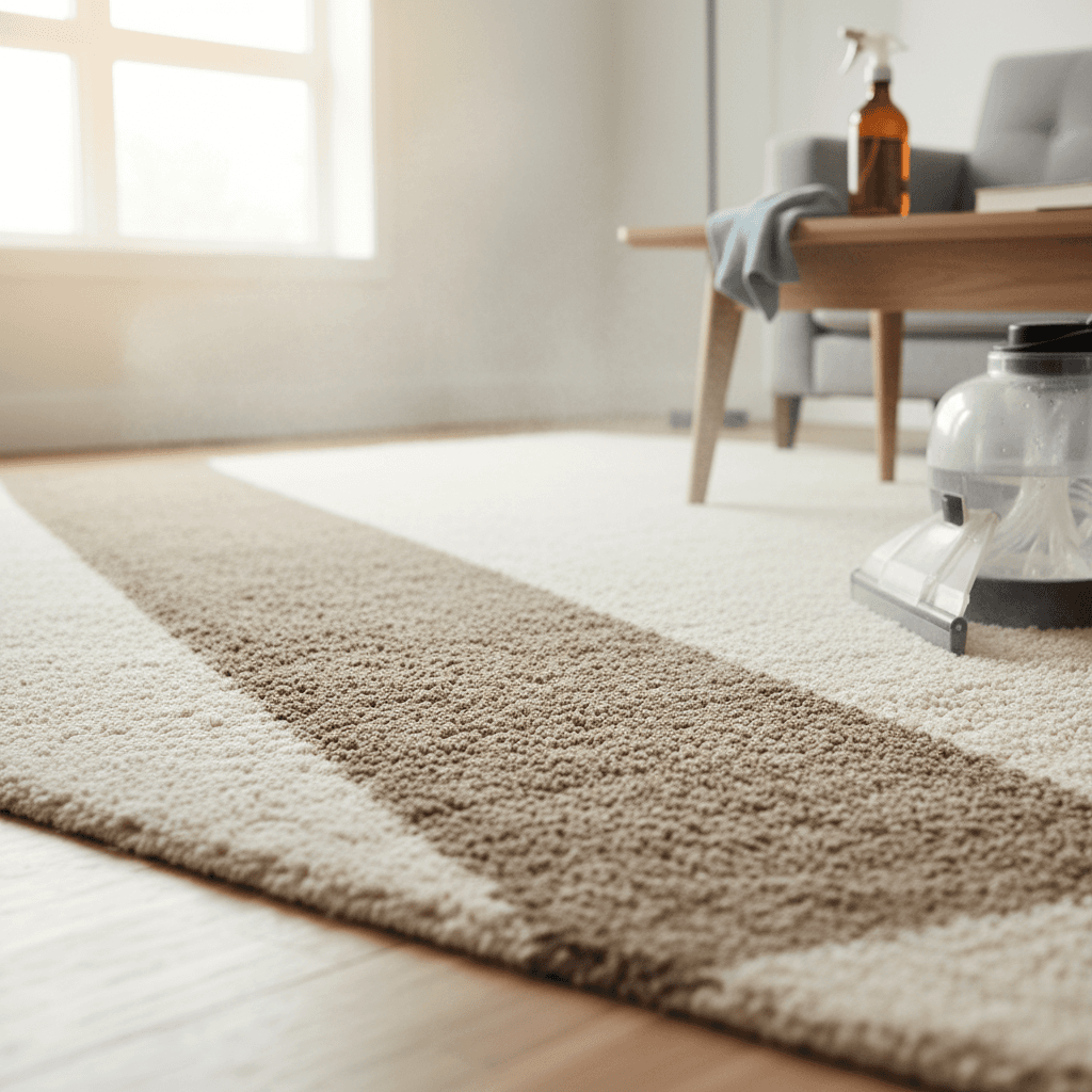 KLY Cleaning team performing carpet cleaning in a Twin Cities home