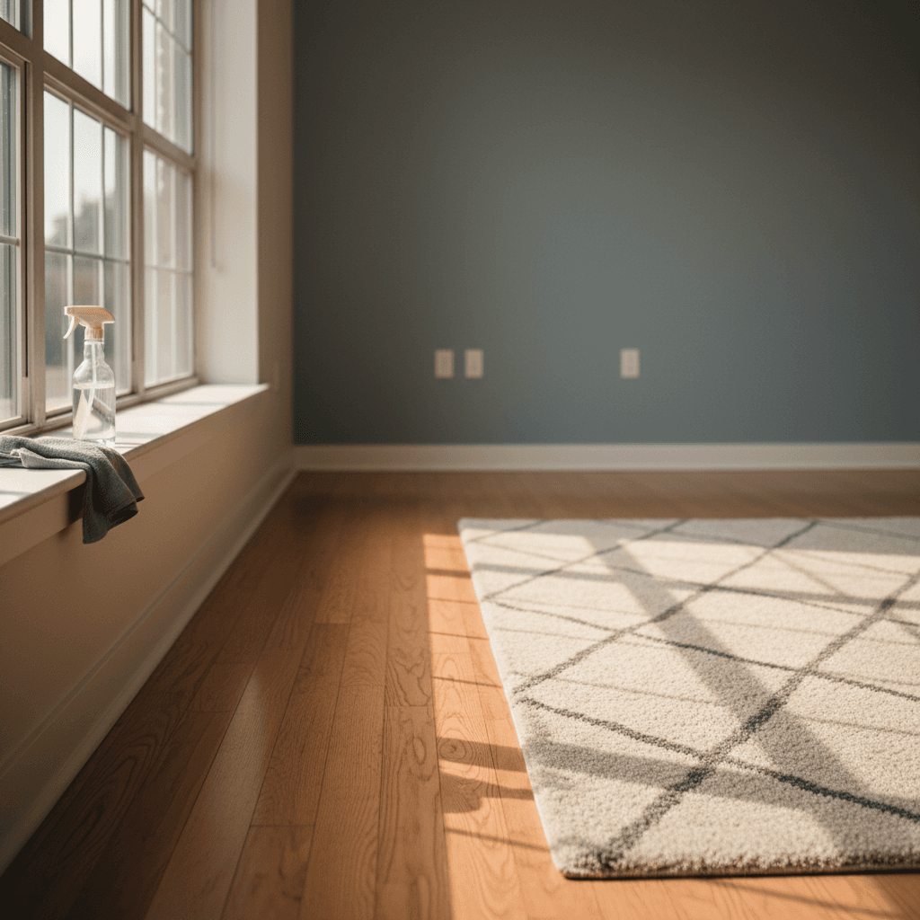 KLY Cleaning team performing moving in/out in a Chaska, Minnesota home